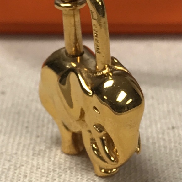 HERMÈS ELEPHANT CADENA LOCK CHARM CHOCKER - Picture 3 of 16